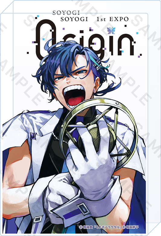 そよぎフラクタル 梵そよぎ 1st EXPO『0rigin』 公式アクリルブロック EXPOキービジュアル